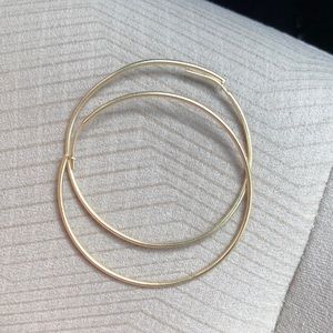Sheila Fajl Gold Hoop Earrings